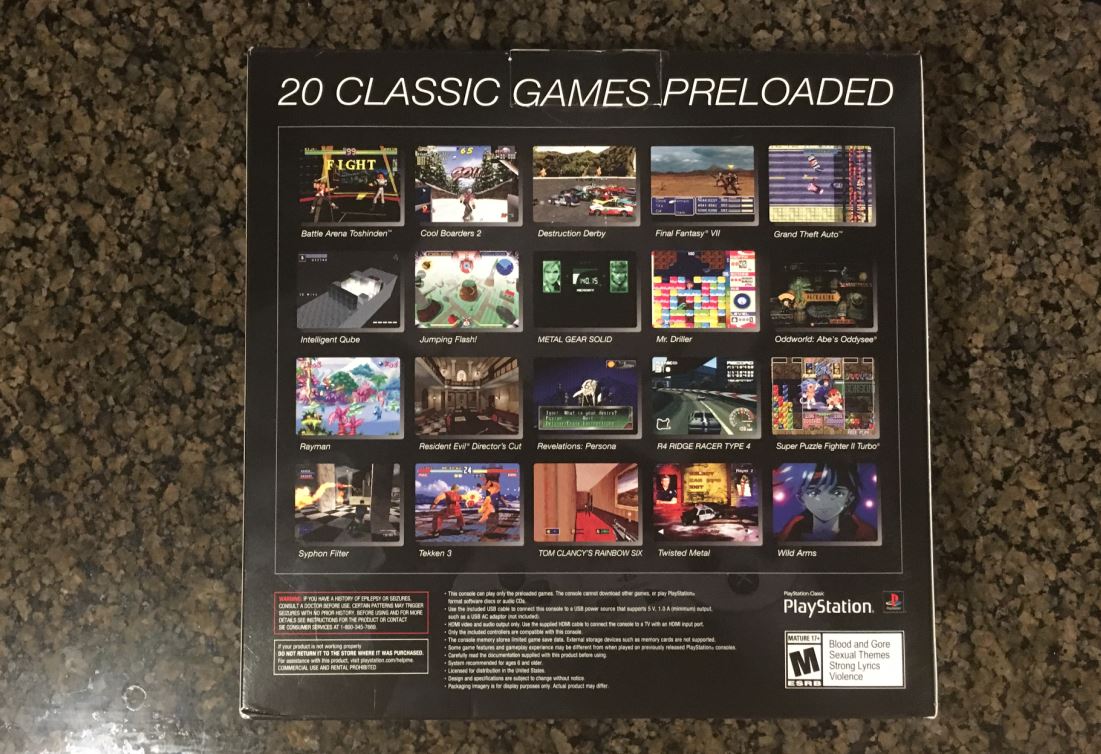 The Playstation Classic Unboxing Gallery Paste Magazine